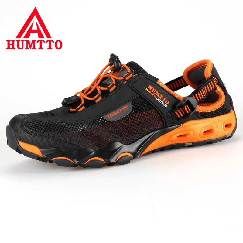 Humtto outdoor turistické topánky pre mužov luxusný dizajnér Treking Water tenisky Pánske priedušné letné brodenie proti prúdu topánky Man