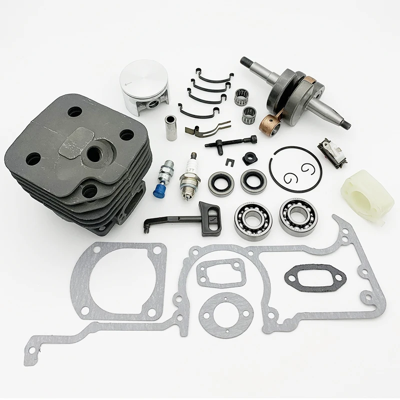 Hundure 50 mm a 52 mm valcový piest kľukového hriadeľa kľuky kľukovej súpravy Olej pre Husqvarnu 268 272 272xp 272K Plynové diely