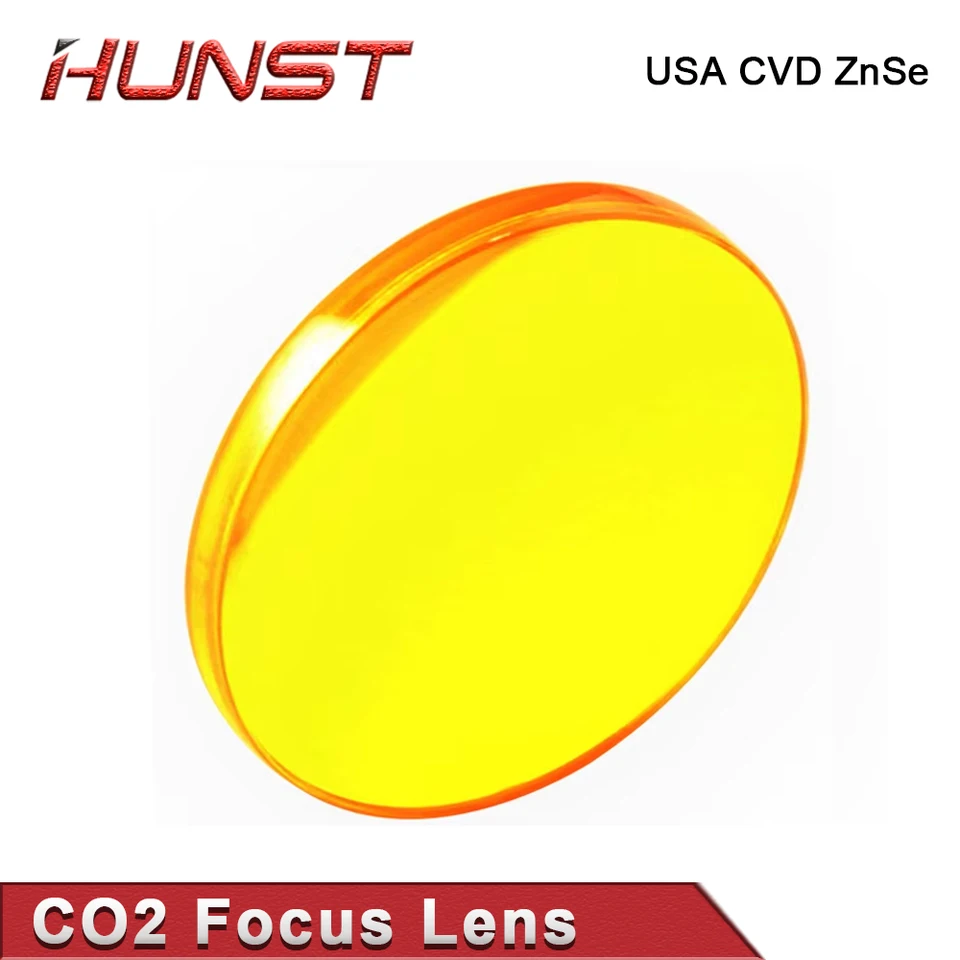 Hunst USA CVD ZnSE Focus objektív Dia 12 mm 18 mm 19,05 mm 20 mm FL 38,1 50,8 63,5 76,2 101,6 mm pre CO2 laser