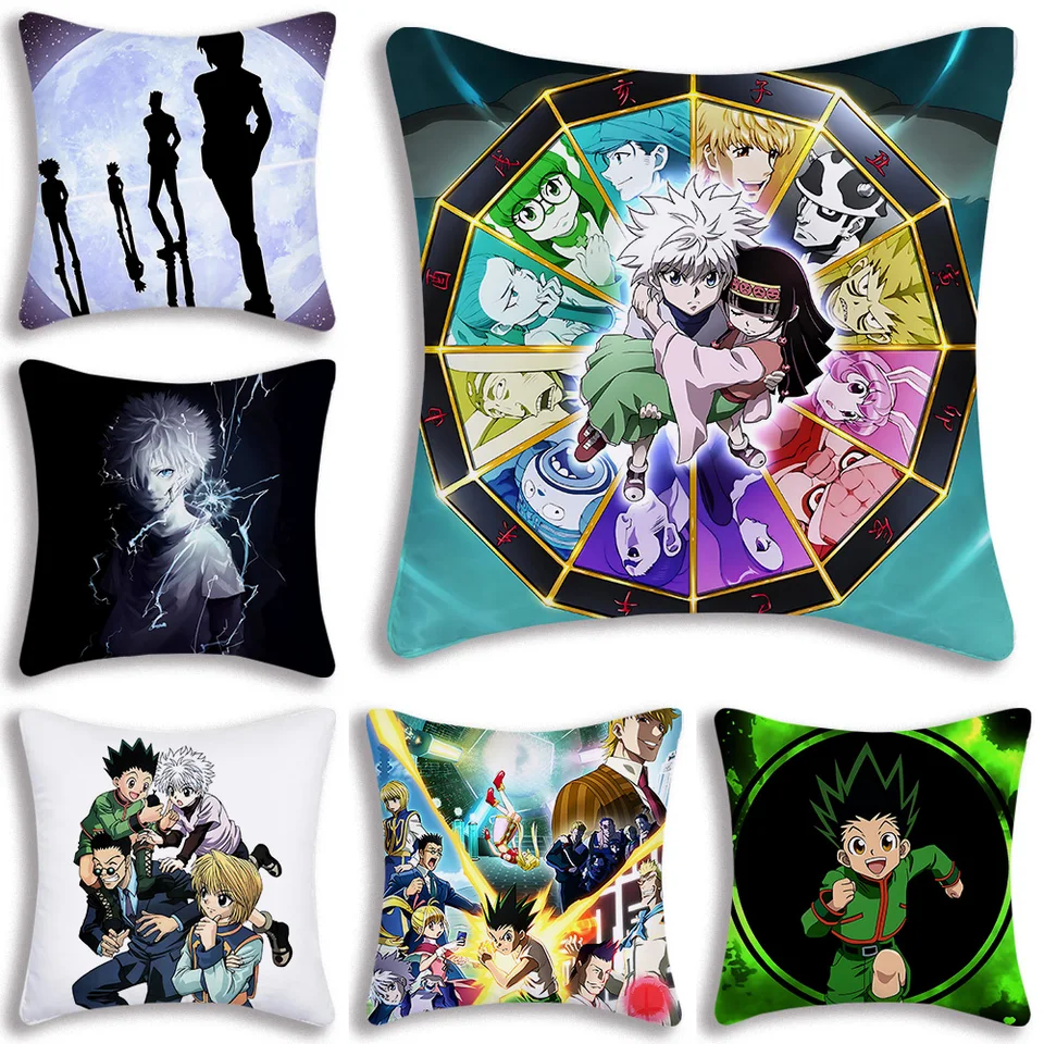 Hunter X Hunter Anime vankúš pokrýva karikatúru pohovky dekoratívne dom