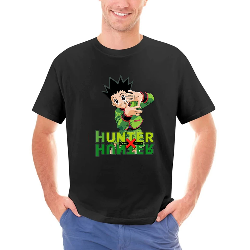 Hunter X Hunter Gon Freecss Logo Anime manga tlačená biela bavlna pánske tričko Pulp Fiction LBGT Chorvátsko