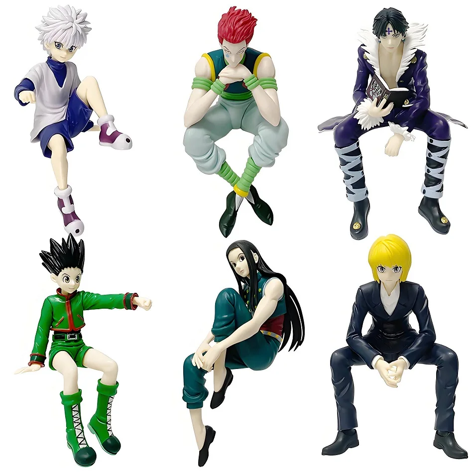 Hunter × Hunter Anime Obrázok 13 cm Hisoka Morow Chrollo Lucilfer Kurapika Killua Zoldyck Gon Freecss Action Doll PVC Model PVC Model Toy Gift