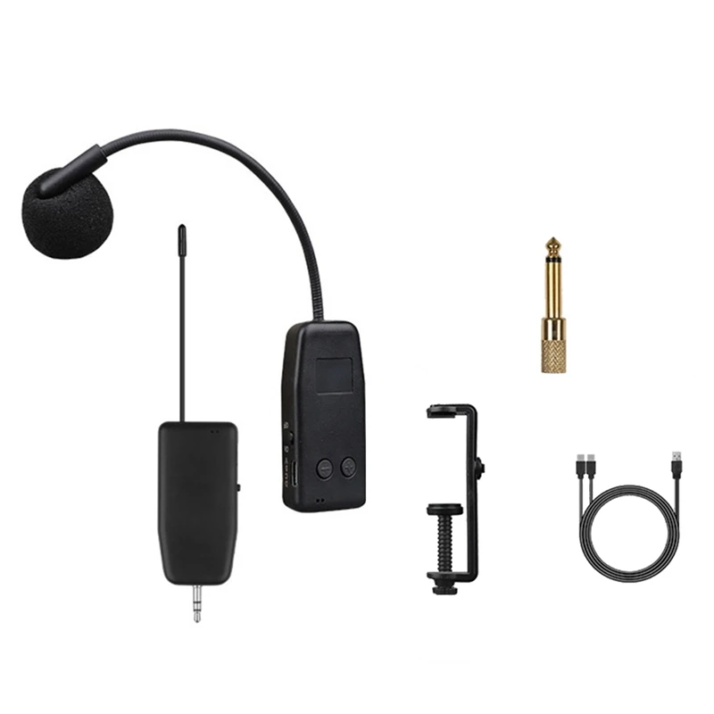 Husľový bezdrôtový mikrofón hudobný nástroj mikrofónový pódium Performance Performance Audio prijímač a vysielač