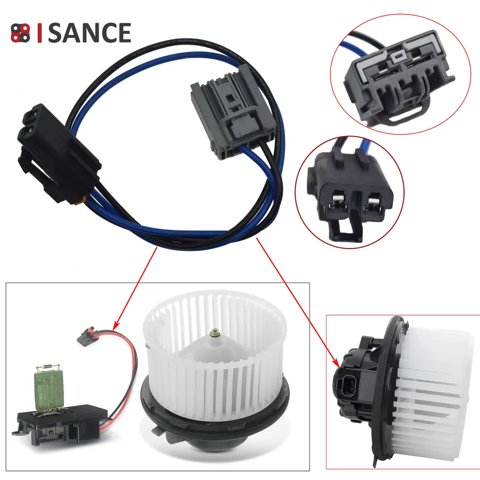HVAC AC Blower Motor and Resistor Prunctor Conector zástrčka pre Chevrolet Cadillac GMC 89019320 89019301,22807122, RU371,15887352