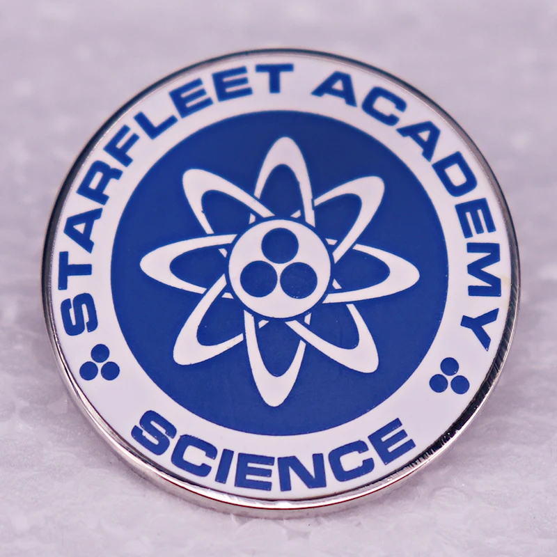 Hviezdna vedecká akadémia Smalt Pin Stars Badge Brošne klobúk