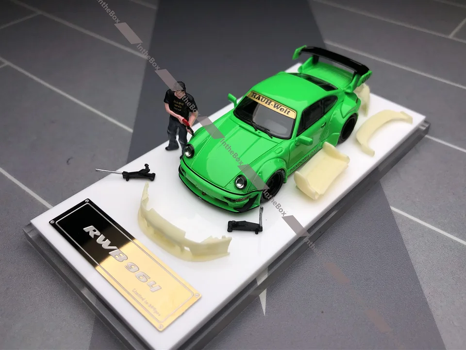 Hviezdny model 1:64 RWB 964 GT Diecast Model Collection Collection Liminted Edition Hobby Toys