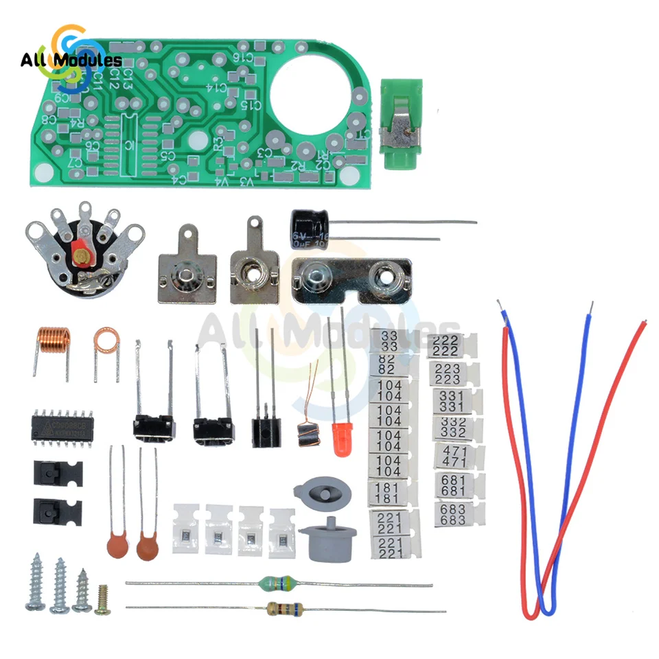 HX3208 FM Micro SMD Radio DIY súpravy FM FREFENCY Modulation Rádio Elektronická výrobná súpra