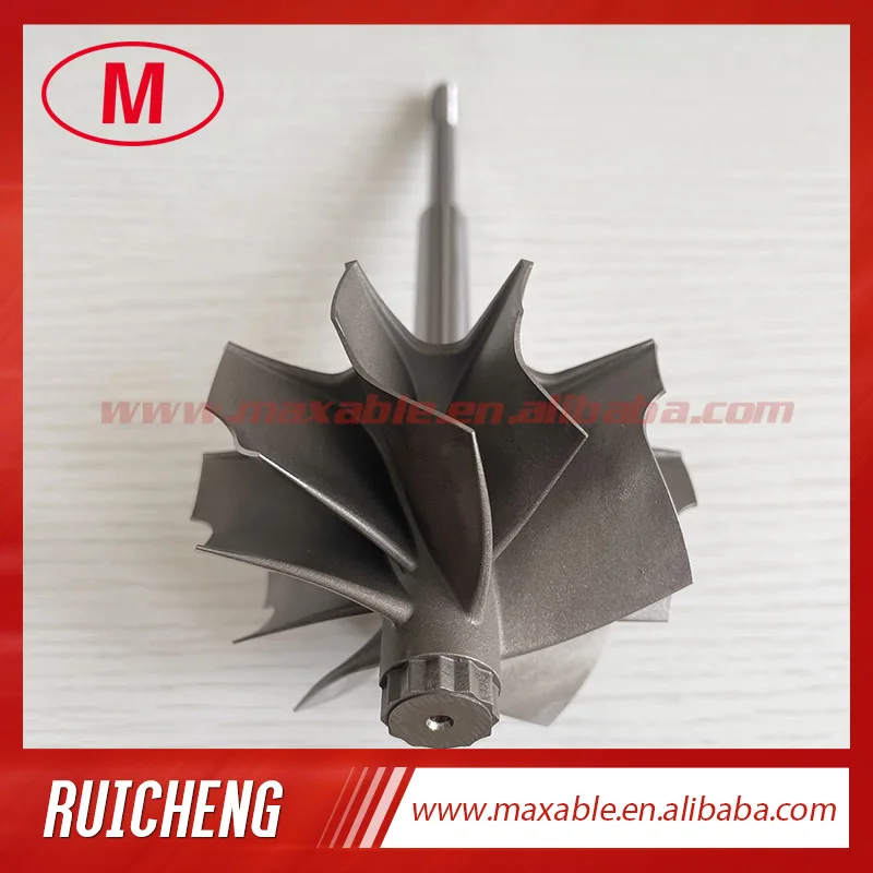 Hx40 67x76mm 5+5 Blades Turbo Wheel/ Turbine Shaft and Wheel pre turbodúchadlo ložisko