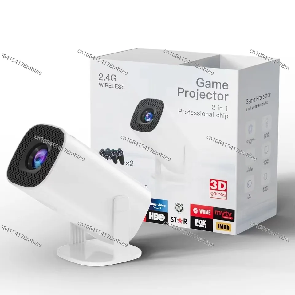 HY30 Nový herný projektor P30 MINI HOME 4K DUAL WIFI Bluetooth Prenosný