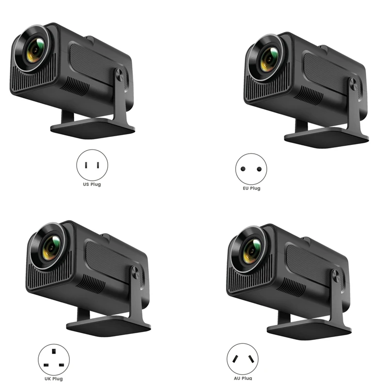 HY320 Projektor Dual WiFi6 BT5.0 1920x1080p 300ansi 4K Allwinner H713 Android 11 Domov Outdoor Prenosný prenosný projekt Easy Instalt
