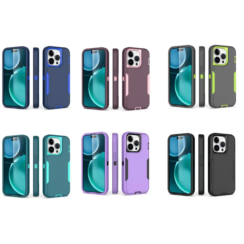 Hybridné puzdro na pancierový telefón pre Samsung Galaxy A36 A56 5G A16 A26 A06 A35 A25 A15 A34 A24 4G 2 v 1 magnetickom PC+TPU Cover 250ks/lot
