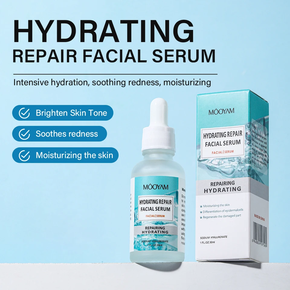 Hydratačný zvlhčujúci tvár v sére zvlhčujúci exfoliator tváre odlučujúci produkt starostlivosti o pleťové sérum