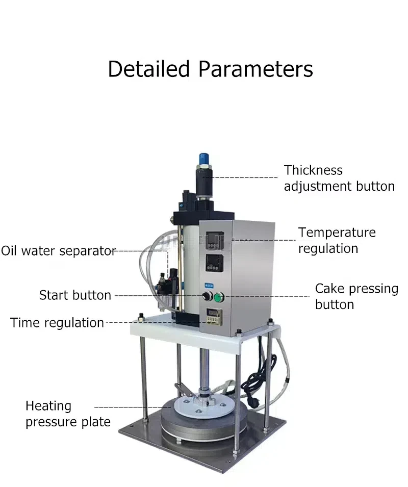 Hydraulický kukuričný tortilla výroba stroj NOVÉ ROTI DUCK Chapati Cake Pizza Dough Press Maker Automatic