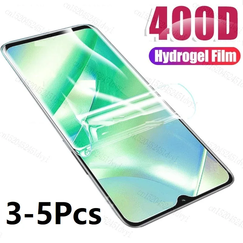 Hydrogélový film s 3 až 5ks pre Realme 6 7 8 Pro 6s 6i 7i Global 7 Asia C3i C11 C15 C21 Protector obrazovky