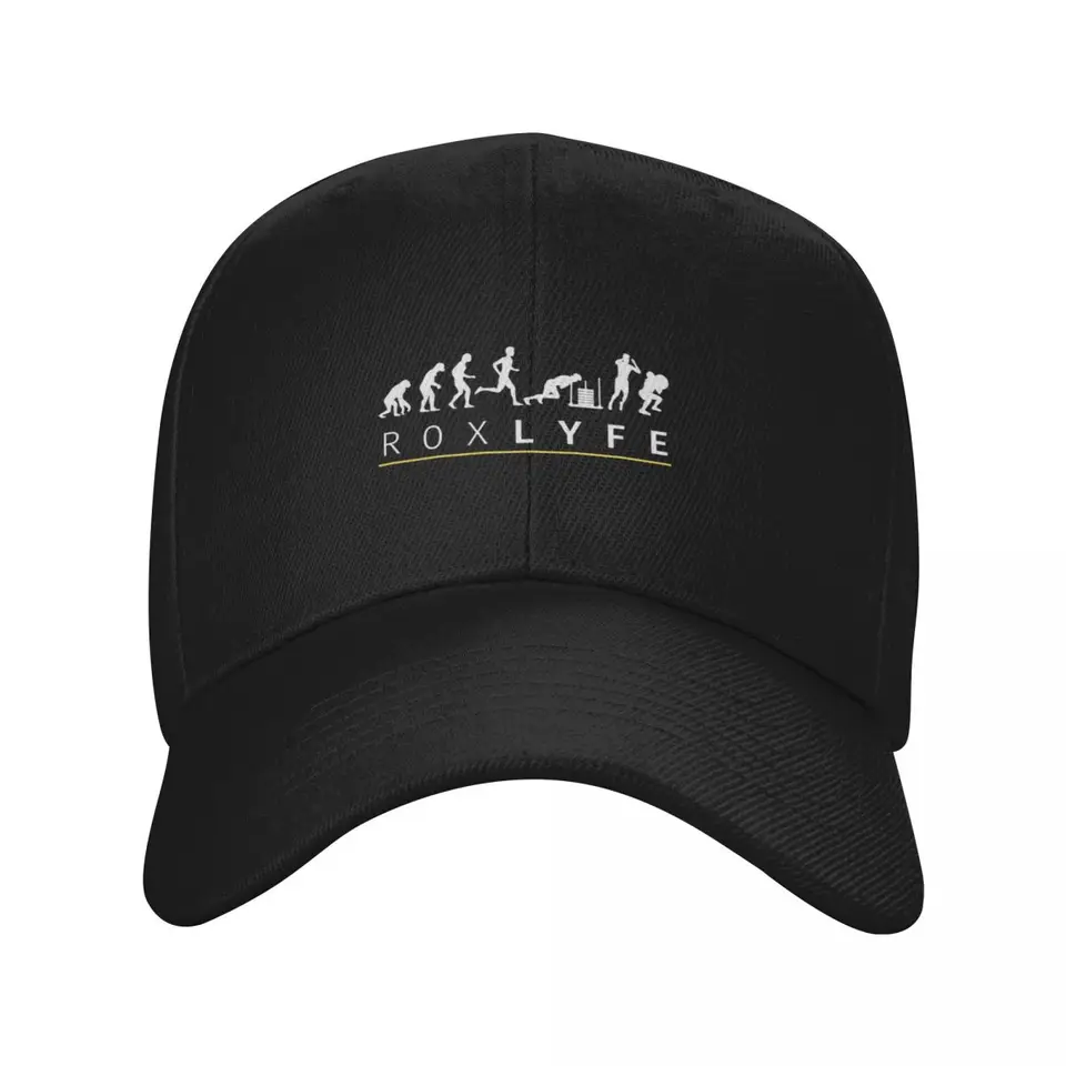 Hyrox - Rox Lyfe (Evolution White) - Rox Lyfe - Pre fanúšikov a športovcov Hyrox Baseball Sun Hat pre deti klobúky Dámske