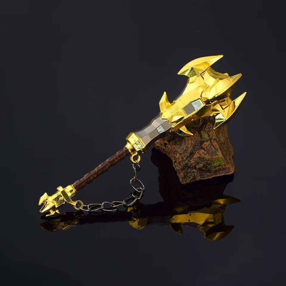 Hyrule Fantasy Weapon Savage Lynel Crusher Zelda Game Periférna 15 cm kovový meč Model Keychains Ornament Crafts Hračky Darčeky