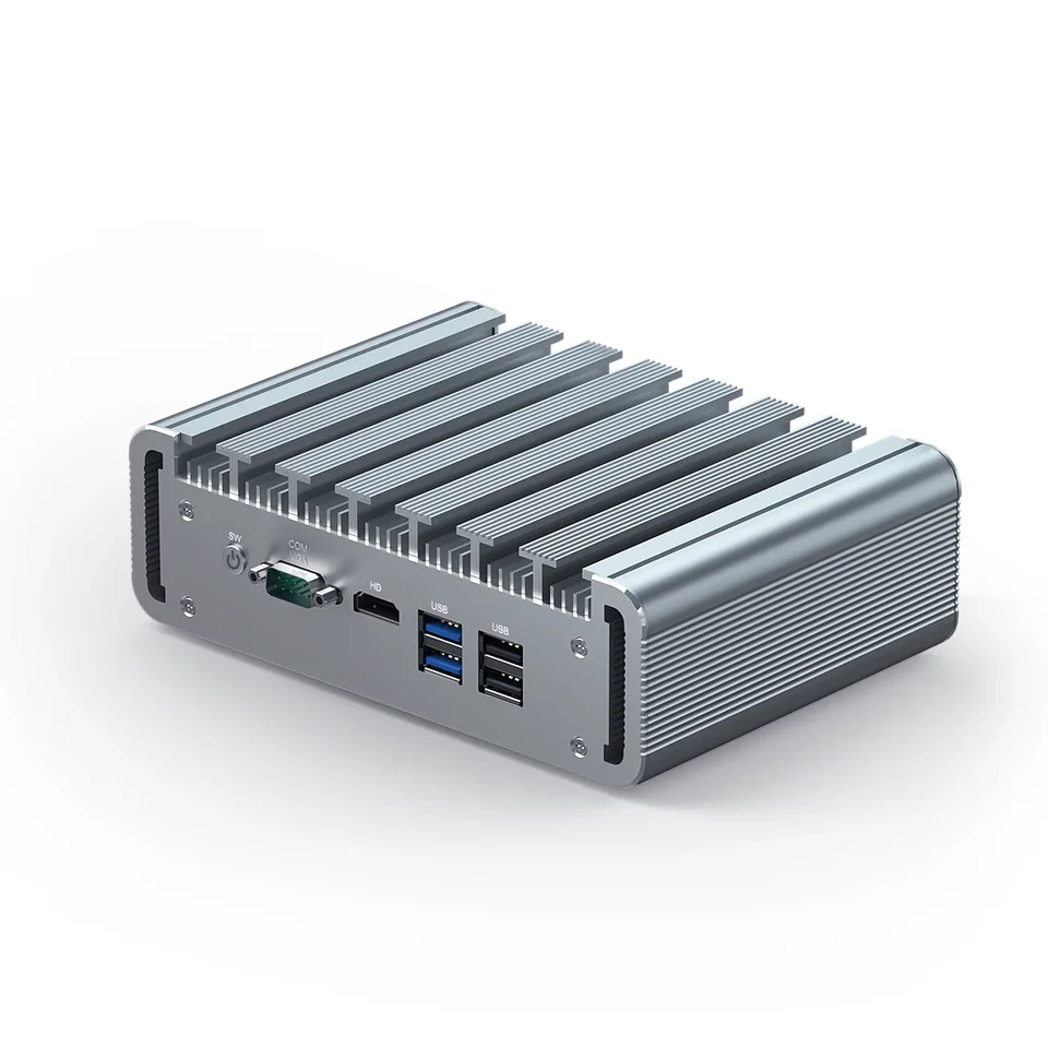 Hystou nový príchod in-tel CE-Leron J4125 6 LAN in-TEL I225-V 2,5G Soft Router PFSense Firewall Mini Computer