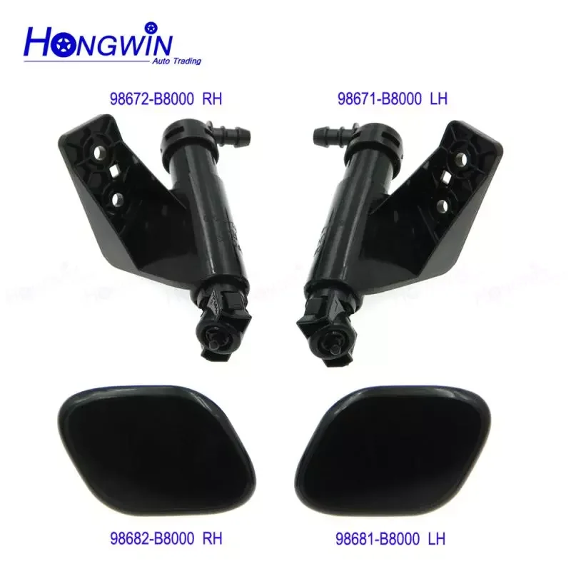Hyundai Santa Fe 2013 2014 2015 2016 2016 predný nárazník svetlometový lampa Strieka Sprejová tryska čistiaca čerpadlo Čerpadlo ovládača 98671b8000