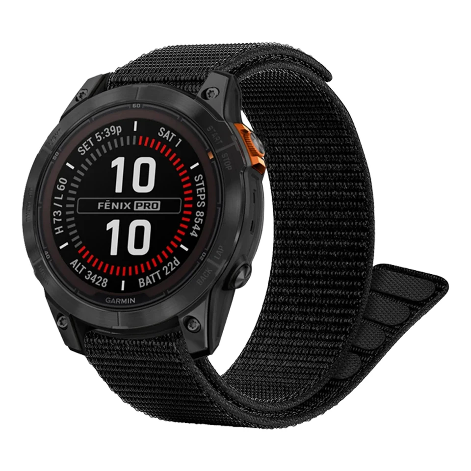 Háčik 22mm 26 mm nylonový popruh pre Garmin Fenix ​​7 7x 6x Pro/Epix Pro Gen 2 47 mm 51 mm/enduro/Tactix/Forerunner 965 955 WatchBand
