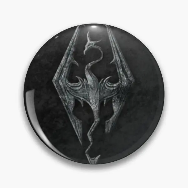 I telefonujte skyrim puzdro Soft gombíka PIN COLLAR Kovový brošák odznak vtipné dekorácie Darčekové oblečenie karikatúra Dámsky klenot módny milenec klobúk
