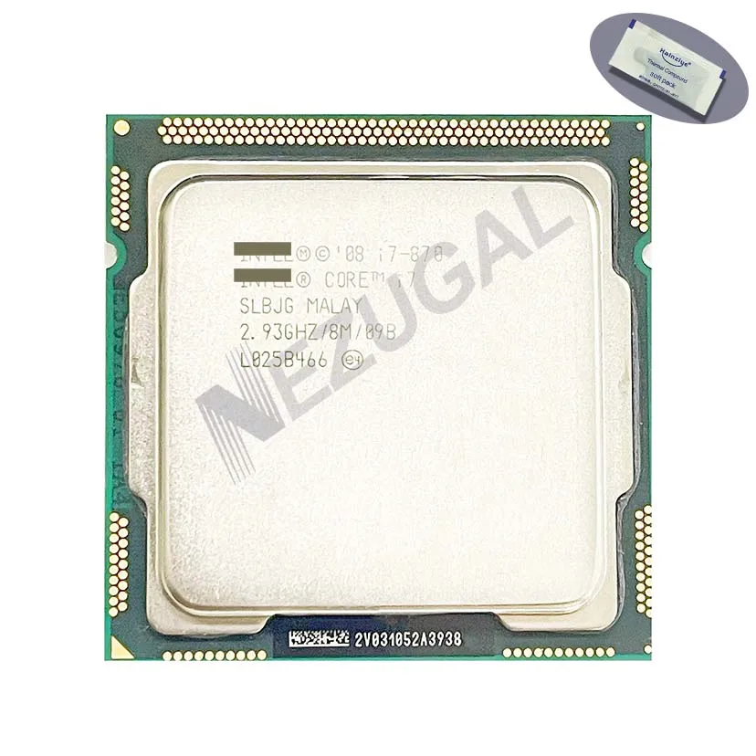 I7-870 i7 870 SLBJG 2,93 GHZ QUAD Core 8M 95W LGA1156 procesor CPU