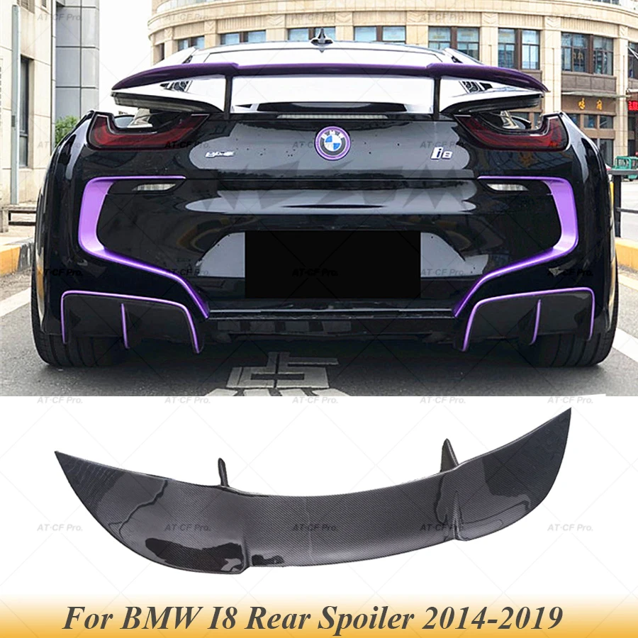 I8 uhlíkové vlákno FRP zadný spojler kufra kmeňa pery dekorácie dekorácie automobilu pre ladenie BMW I8 2014 2015 2016 2017 2018 2018 2019