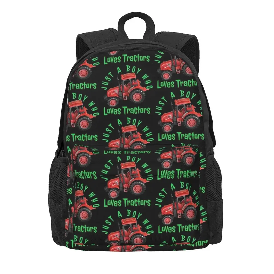 Iba chlapec, ktorý miluje traktory. Batohy chlapci dievčatky Bookbag DETI DETI ŠKOLSKÉ TASKY DETI RUCKSACK NAPOHLATKA RUCKSACK
