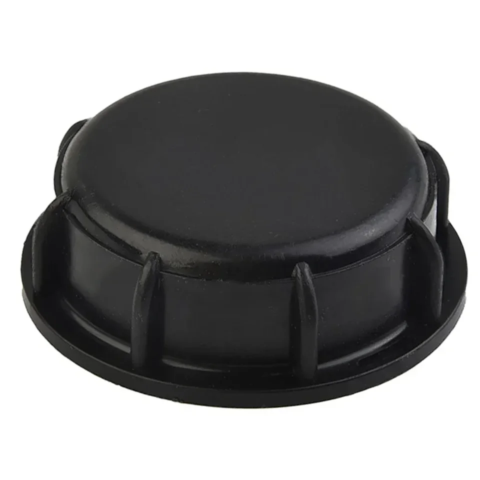 IBC Tank Adapter 55 mm ID hrubá samica závit plastová voda Tote Tote Cover viečka veka s tesnením čierny materiál Polpropylén