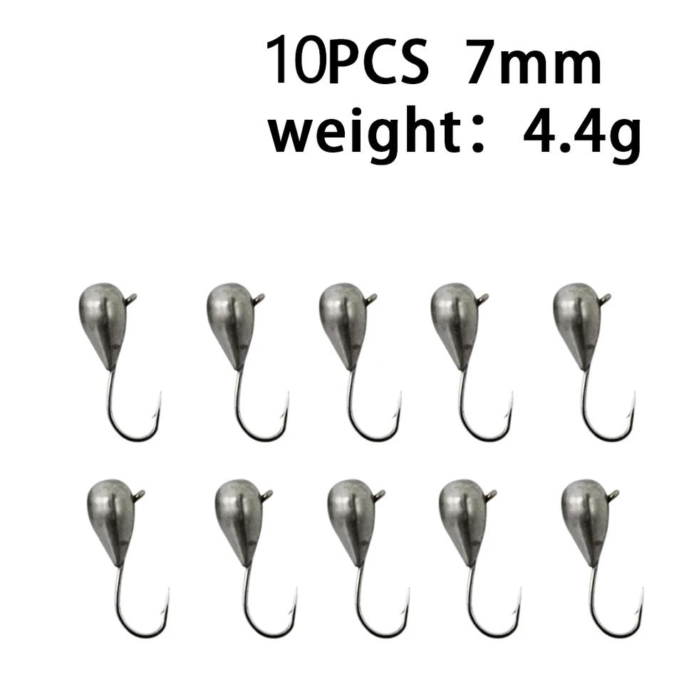ICE Fishing jighad 7mm4.4g Tungsten Jig зимня рыбалка rybársky naláka zimný rybolov Mormouses rybárske naláka
