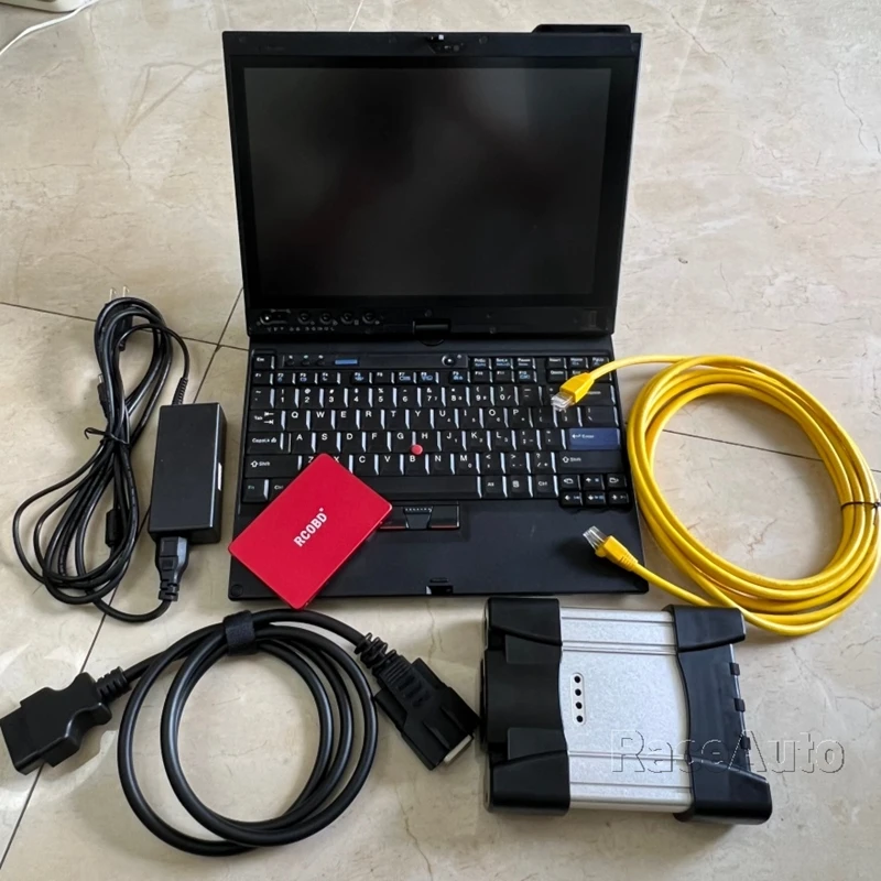 ICOM Ďalej s 2 káblami a automatickým diagnostickým nástrojom rozhrania s najnovšími režimami softvéru V11.2024 Multi-jazykový laptop X220T