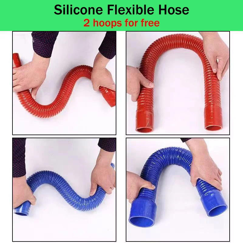 ID 30-100 mm Univerzálne silikónové flexibilné hadicové trubicové potrubie pre trubicu na prívod vzduchu Vysokotlakový gumový stolár