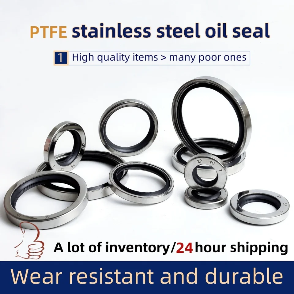 ID: 35*OD: 45/46/47/48/50/52/55/56/60/62/65*8/10/10/12 mm z nehrdzavejúcej ocele Olej Olej PTFE PTFE ZABEZPEČENÉ Vzduchové kompresorové príslušenstvo