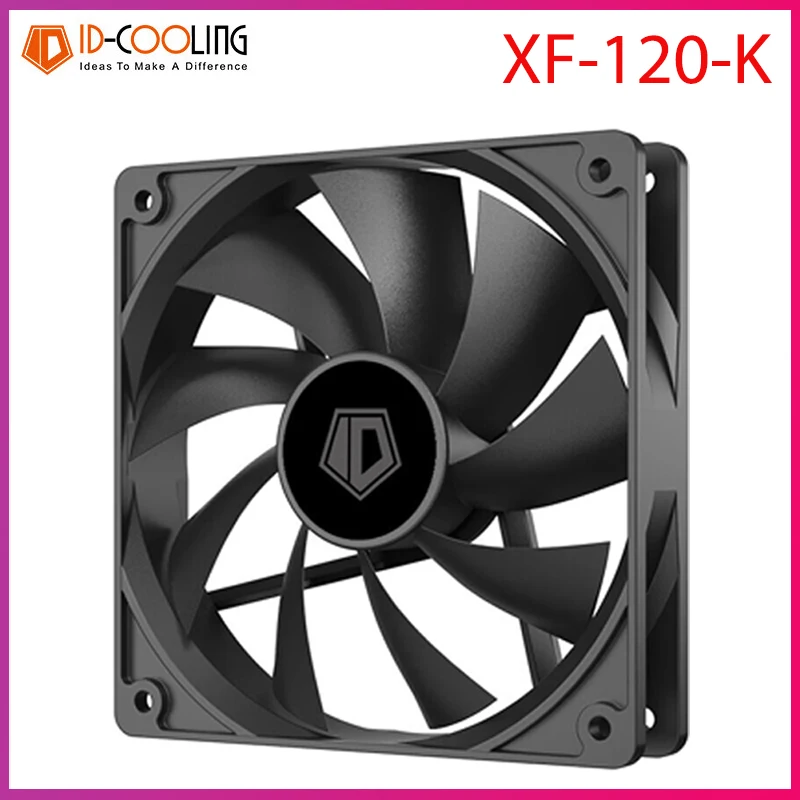 ID-chladenie XF-120-K PWM PC PACE VENTILUJTE 120 mm CPU COLING VENTILÁR CLOŽNOSŤ OVLÁDACIE OVLÁDACIE OVLÁDACIE OVLÁDACIE TICHOVÝ VENTILÁR HYDRAULICKÝ PRE PRÍPADOVÝCH PRÍPADOV