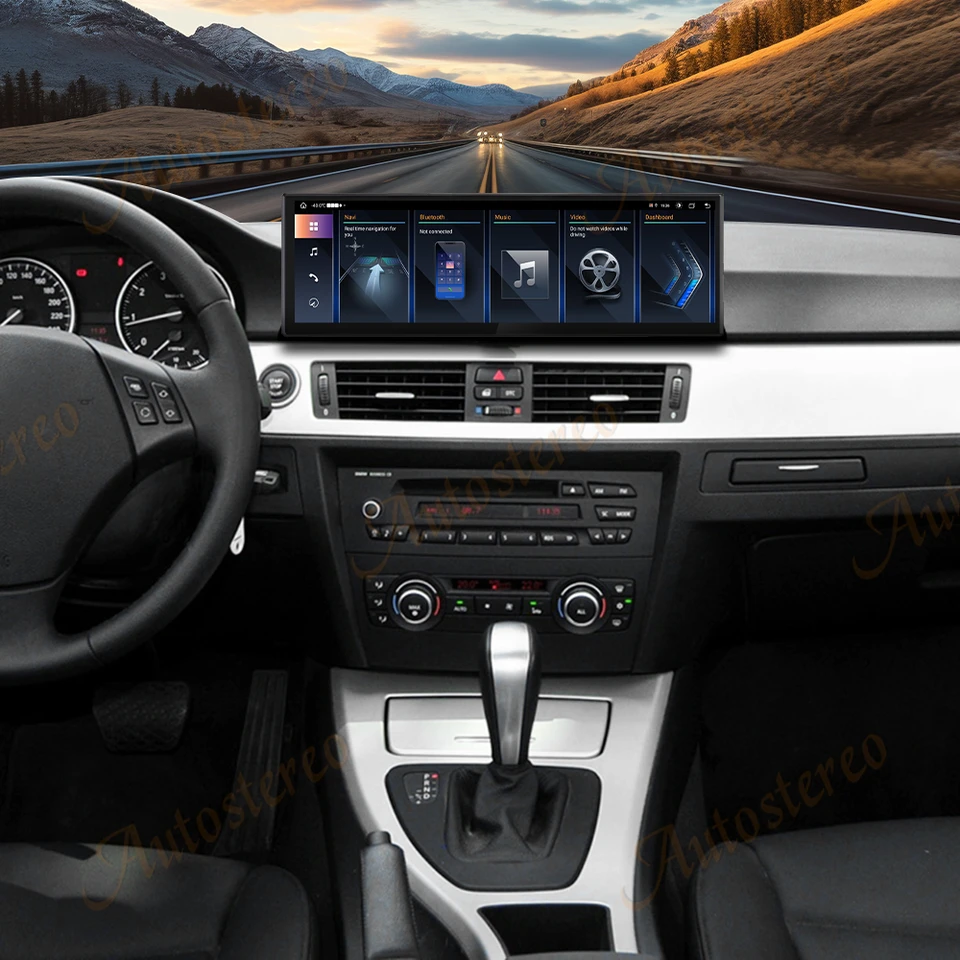 ID8 14,9 palca Android14 CarPlay pre BMW 3 E90 E91 E93 2005-2012 Multimediálny hráč GPS navigáciu Auto rádio