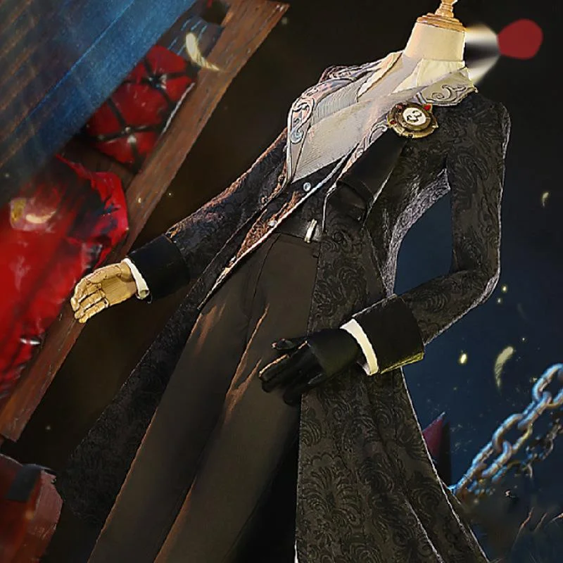 Identita hry v Joseph Desaulniers Vysoko kvalitný kostým Cosplay DM Mercy Suits Uniformy Halloween Party Role Play