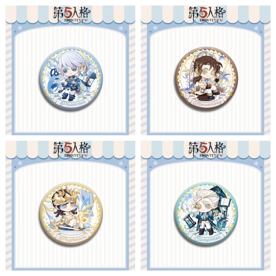 Identita v anime figúrky Luca Balsa naib subedar Luchino Diruse Metal Badge Cute Bags Decor