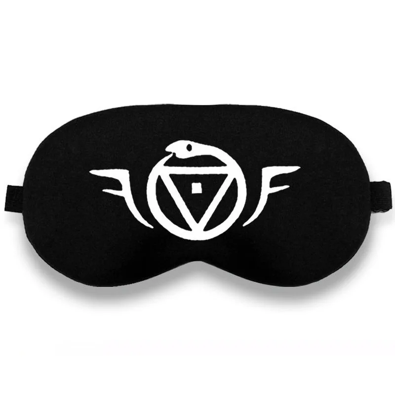 Identita ⅴ očná maska ​​Katekyo Eli Clark Rovnaký štýl logo tlač Cosplay eyepatch seer spánok zatienenie očné očné očné mäso Roztomilý darček