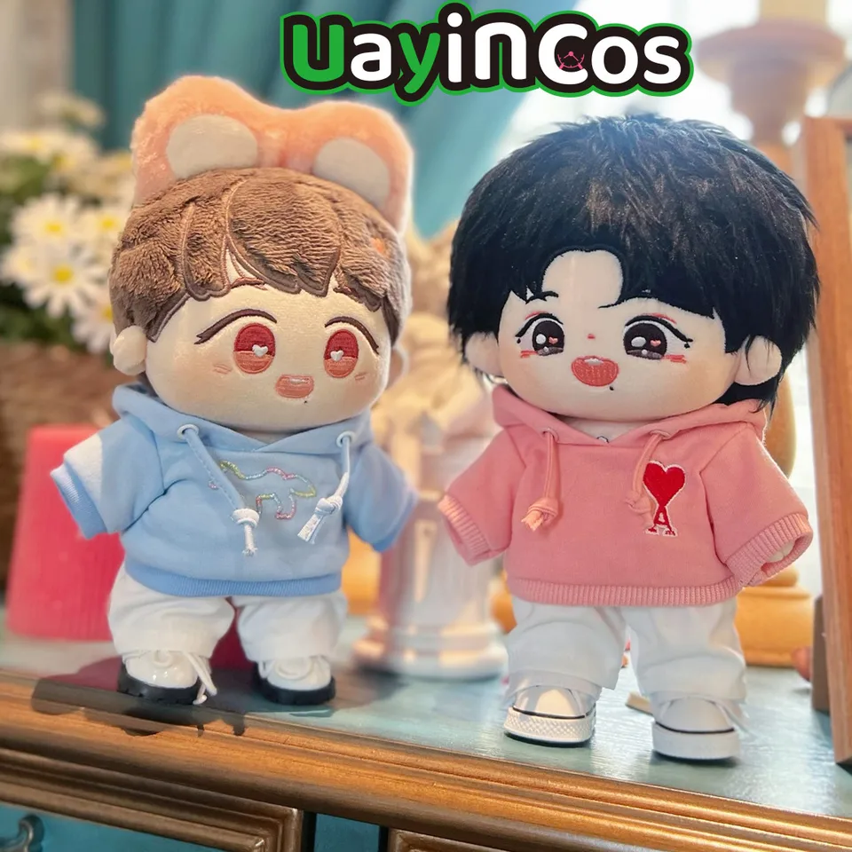 Idol Star Wang Yibo Xiao Zhan Pink Blue Candy Módny kostým pre plyšu plyšové oblečenie oblečenie Anime Anime do