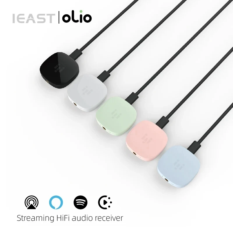 IEAST OLIO WIFI Audio prijímač, inteligentný multiomársky bezprostredný reproduktor, kompatibilný s Alexou, Google Home, HIFI Audio pre Hometheater