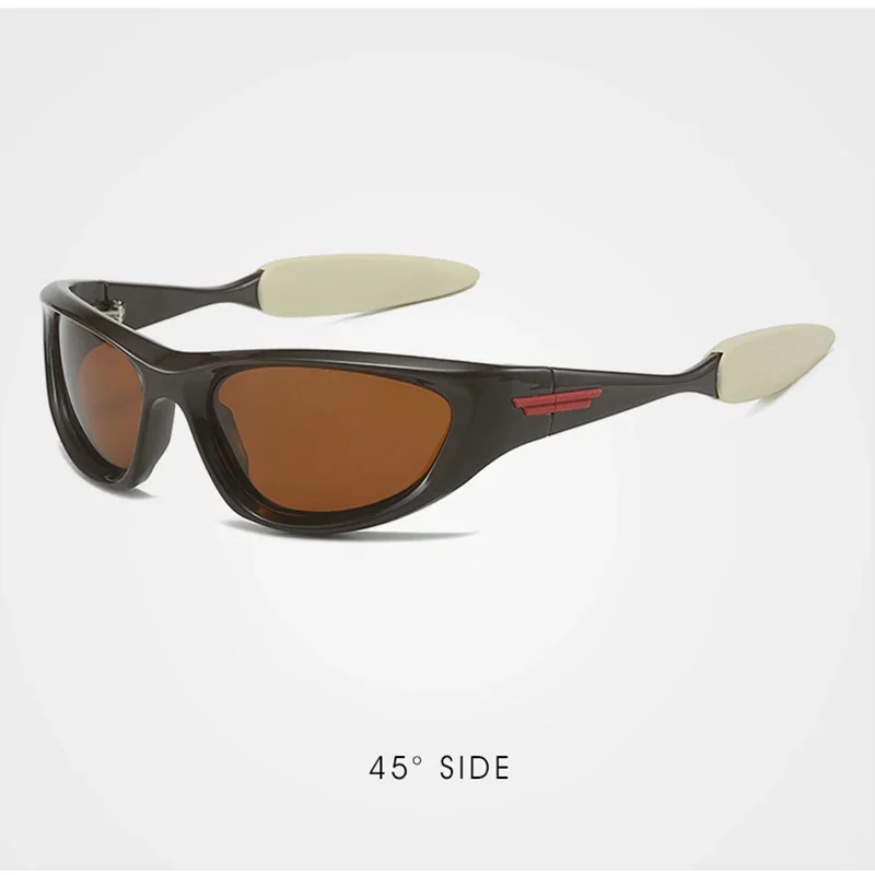 Ienjoy Polarizované aktívne slnečné okuliare Futuristické polarizované slnečné okuliare Retro Spice Girl Street Sports Cycling Slnečné okuliare