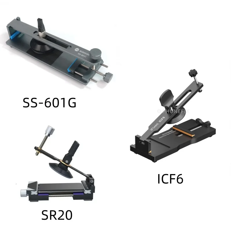 IFIXES ICF6 MIJING SR20 SUNSHITE SSS-601G FEEFE LCD SCREE SCRES Demontujte oddeľovač rozobratia telefónu so silným cianím