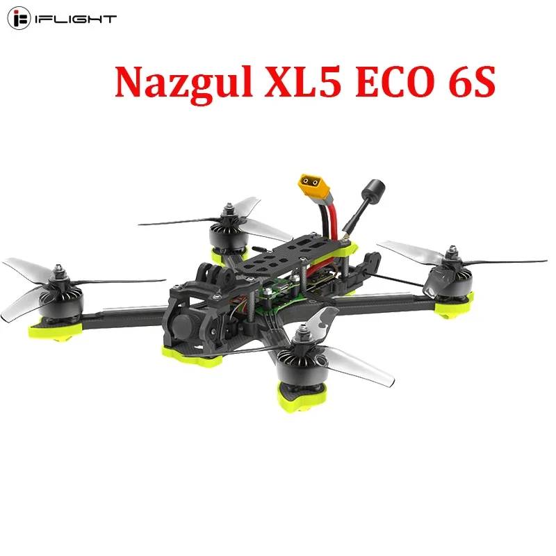Iflight nazgul xl5 eco BNF 6S 5 palcov FPV Dron 245 mm kolies 5 mm kompatibilný max