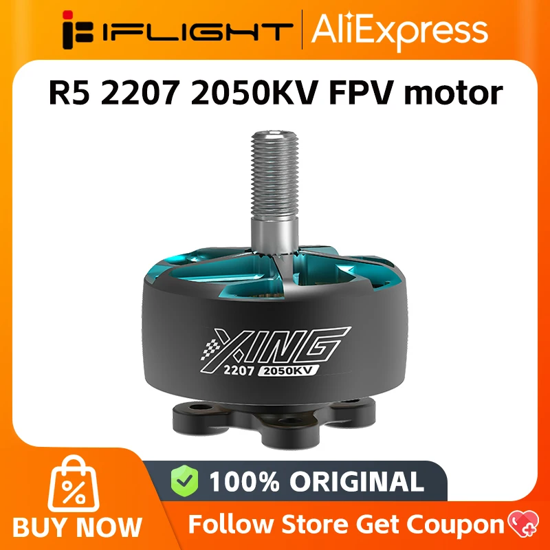 Iflight R5 2207 2050KV Race Brushless Motor Mach R5 Sport 6s HdZero pre RC DIY FPV Racing Drone