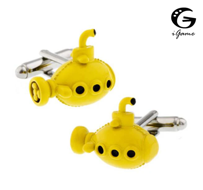 igame pánska módna manžeta odkazy mosadzný materiál podmorský dizajn CuffLinks Factory Ceny Maloobchod