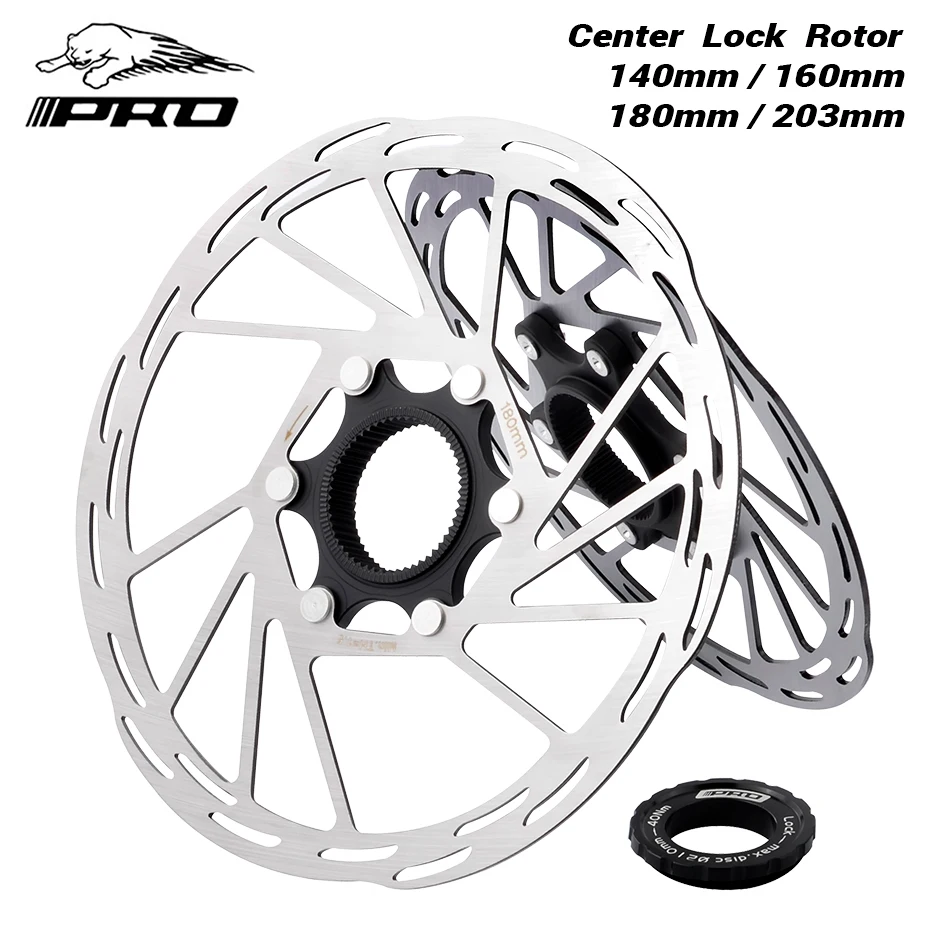 IIIPRO DISC BRZH ROTOR 140 mm/160 mm/180 mm/203 mm stredový zámok brzdový disk pre cestné bicykle so zámkovým krúžkom