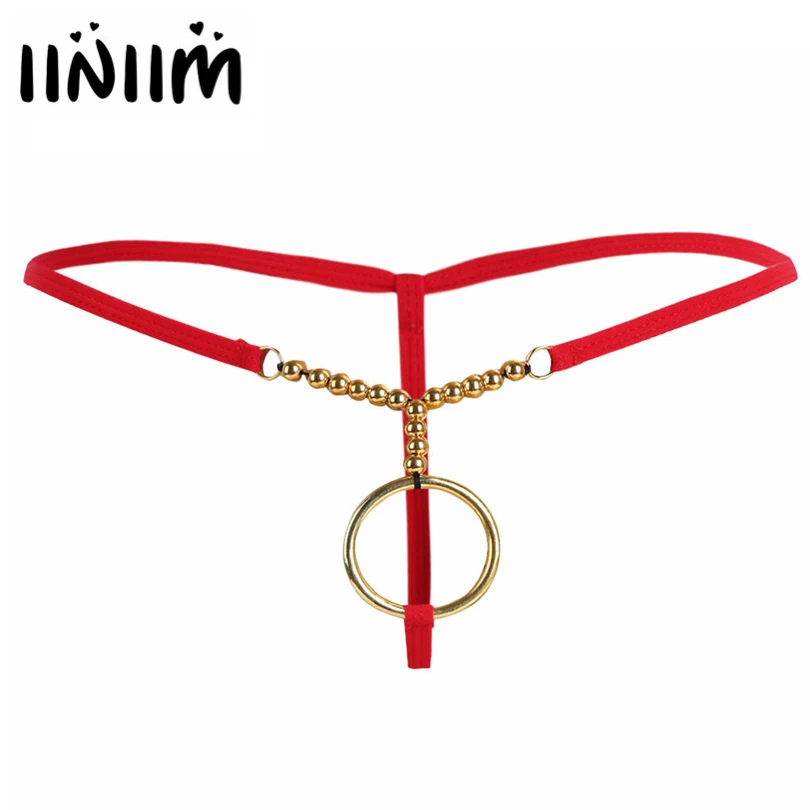iiniim sexy pánske otvorené zadky zadné o-krúžky penis diera sissy g-string bikini briefs gay mužské spodné prádlo spodné prádlo spodné bielizne nohavičky