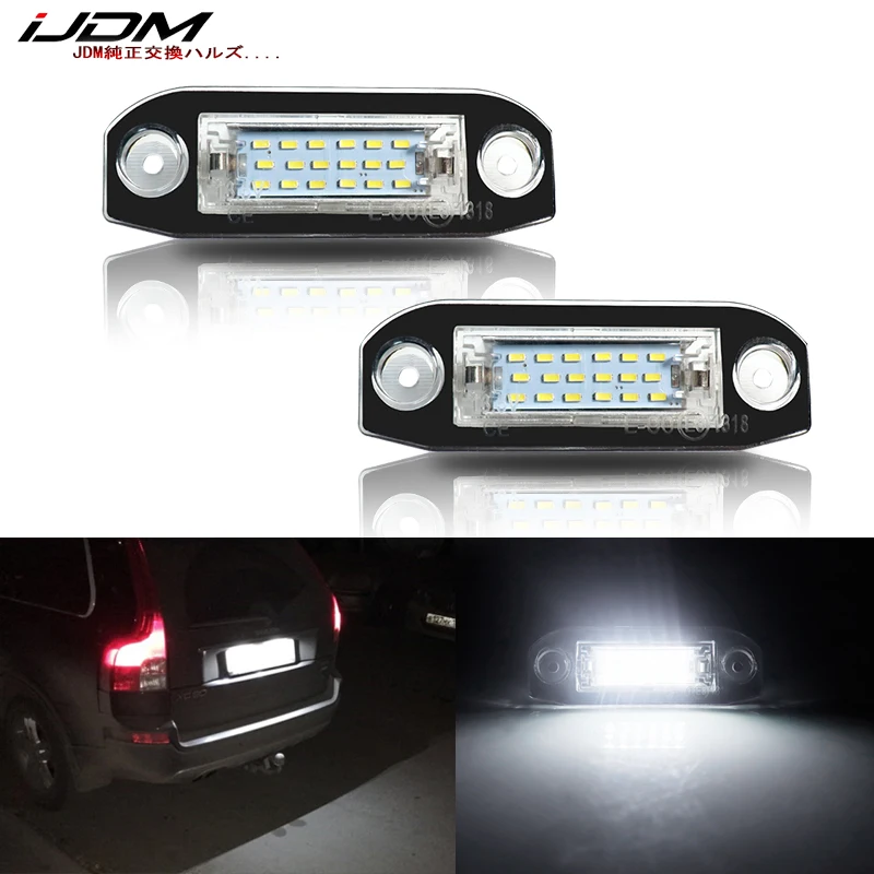 IJDM Xenon White OEM-FIT úplná LED poznávacia značka pre Volvo S80 XC90 S40 V60 XC60 S60 C70 XC70 V70 V70
