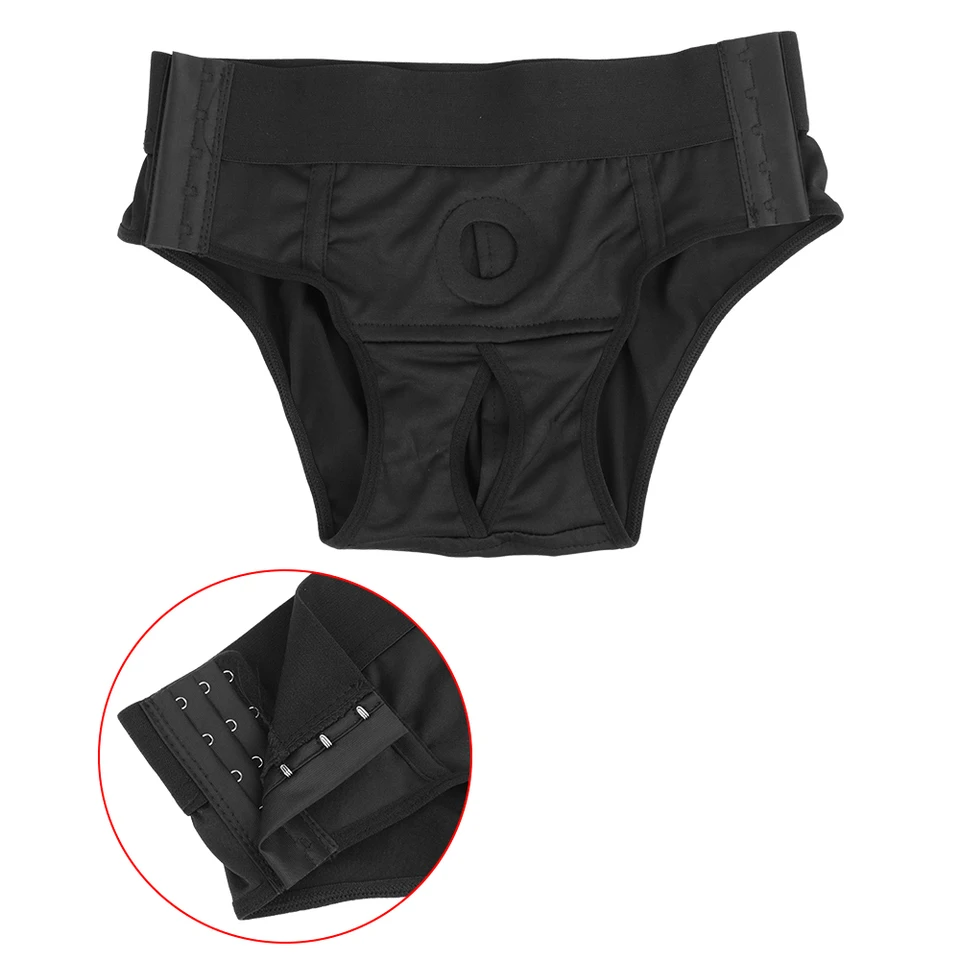 Ikoky Strafin nohavičky s O-krúžkami nositeľné sexuálne hračky pre lesbickú ženu popruhové nohavice dildo Pants Nastaviteľné ultra elastické sexuálne obchody