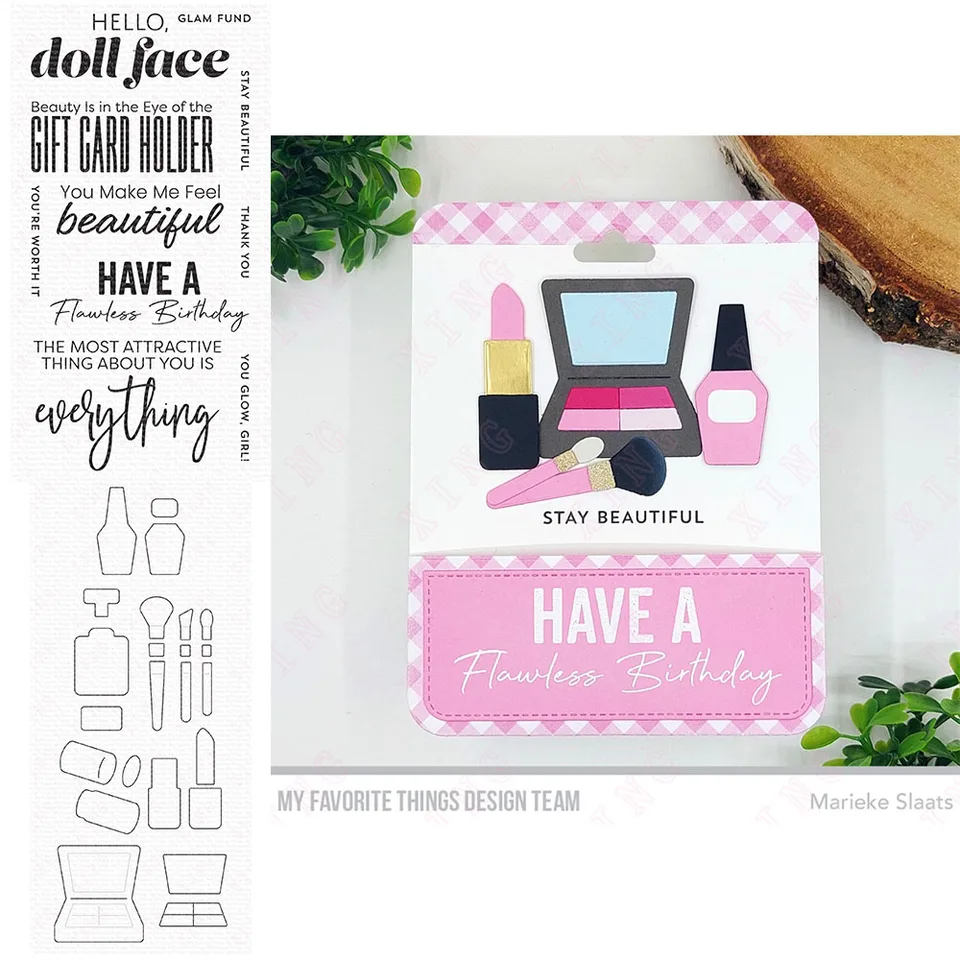 Ikonická krása Nový kovový rezanie zomiera silikónové pečiatky sada 2023 Scrapbook Paper DIY DETORÁCIA RELAPOVANIE ELEFTING Album Stencils