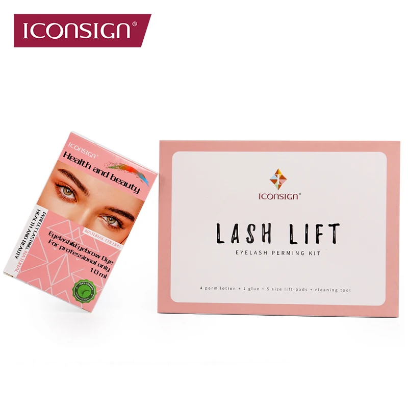 Ikonsign Lash Lift Sit a Lash Brow Dye Tint Kit predávajte dokopy zdvíhacie riasy perm perm obočie obočie